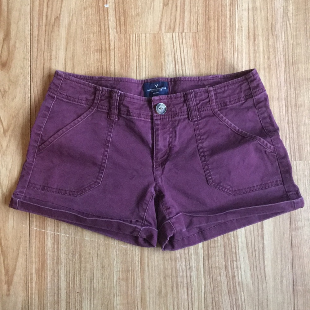 Burgundy Shorts